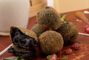 Croquetas de Chocos en su tinta