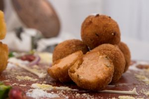 Croquetas de gambón rojo